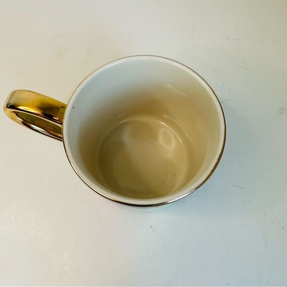 Anthropologie Rifle Paper Company Floral Initial W Mug 16 Oz - Picture 3 of 4